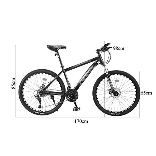 GAOTTINGSD Bicicleta de montaña Las Bicicletas MTB MTB Camino de la Bicicleta de los Hombres de 24 bicis de la Velocidad de 26 Pulgadas Ruedas for Mujeres Adultas (Color : B)