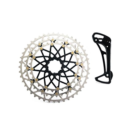 Garbaruk Xtende Coronas Expansoras Para Cassettes Shimano Xt, negro, 50 dientes