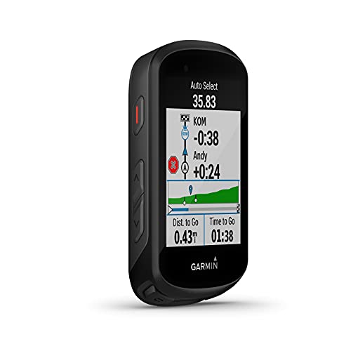 Garmin Edge 530 - Ciclocomputador GPS con pantalla de 2.6" y métricas de rendimiento, mapa de Europa preinstalado para navegación, autonomía de hasta 20 horas, dinámicas de MTB y notificaciones