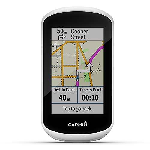 Garmin Edge Explore - Ciclocomputador para cicloturismo con funciones de conectividad, 240 x 400 píxeles, pantalla táctil, 3,0", Blanco