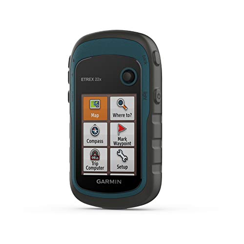 Garmin ETREX 22x GPS de Mano con Pantalla Color de 2.2” y Mapa TopoActive preinstalado