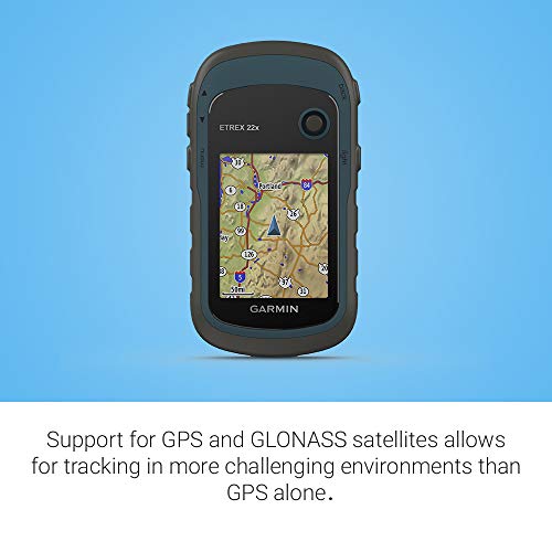 Garmin ETREX 22x GPS de Mano con Pantalla Color de 2.2” y Mapa TopoActive preinstalado