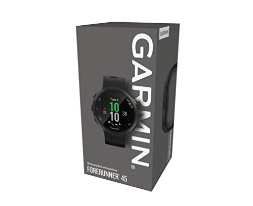 Garmin Forerunner 45 L/G - Reloj Multisport con GPS, Tecnología Pulsómetro Integrado, color Negro