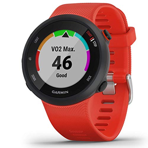 Garmin Forerunner 45 L/G - Reloj Multisport con GPS, Tecnología Pulsómetro Integrado, color Rojo