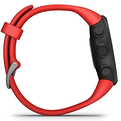 Garmin Forerunner 45 L/G - Reloj Multisport con GPS, Tecnología Pulsómetro Integrado, color Rojo