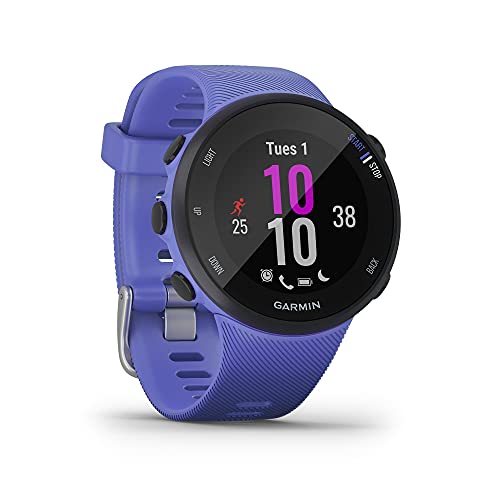 Garmin Forerunner 45S/P Reloj Multisport, Adulto, Unisex, Lila azulado (Iris), S