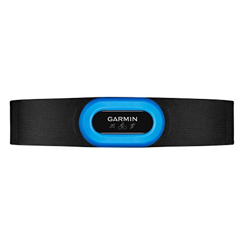 Garmin HRM-Tri - Correa para Monitor de Ritmo cardíaco, Color Negro (Negro/Azul)
