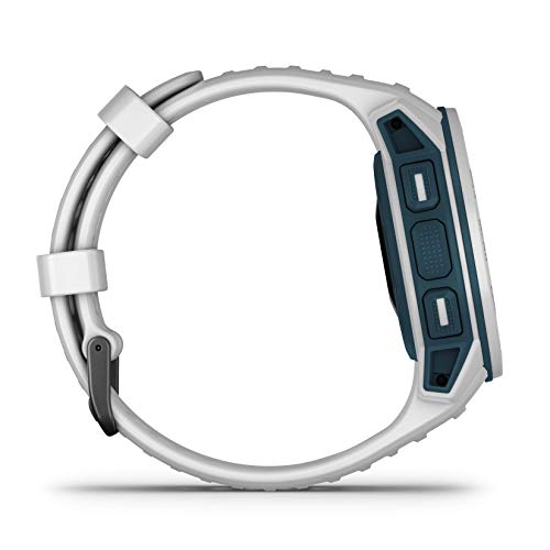 Garmin Instinct Solar Surf, Reloj GPS resistente con carga solar - Blanco