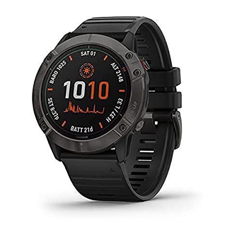 Garmin - Reloj GPS con Pulsómetro Fenix 6X Pro Solar Garmin