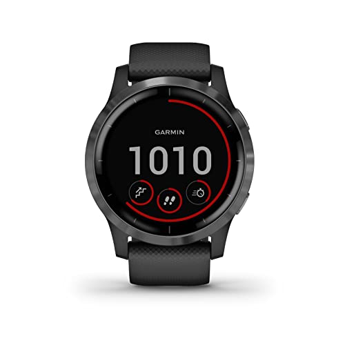 Garmin Vivoactive 4 - Reloj inteligente con GPS y funciones de control de la salud durante todo el día, color negro