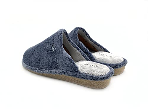 Garzon P227.275 Zapatilla DE CASA Chancla Indigo Gris Mujer Talla: 39