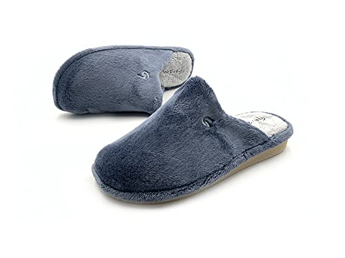 Garzon P227.275 Zapatilla DE CASA Chancla Indigo Gris Mujer Talla: 39