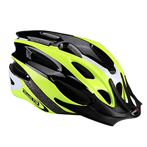 GES Rocket Casco, Negro y Blanco, Talla M, 54-58, Unisex Adulto, Amarillo