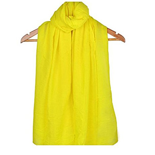 Gespout Pañuelos Bufanda para Mujer de Otoño Invierno Bufanda de Escuela Cómodo Cálido Scarves de Accesorios de Ropa Moda Regalo de Cumpleaños Color Sólido 1pcs 180 * 60cm