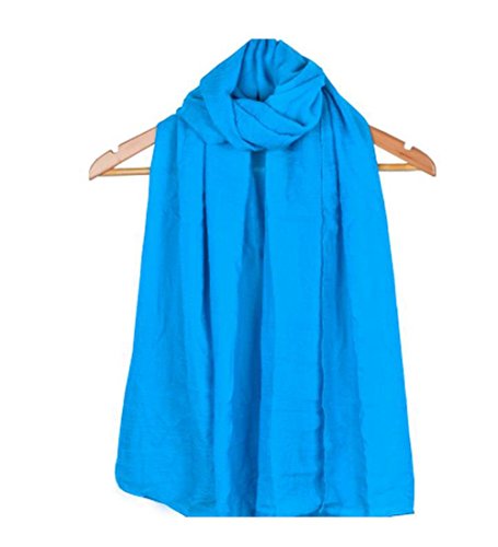 Gespout Pañuelos Bufanda para Mujer de Otoño Invierno Bufanda de Escuela Cómodo Cálido Scarves de Accesorios de Ropa Moda Regalo de Cumpleaños Color Sólido 1pcs 180 * 60cm