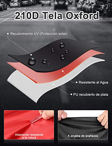 GHB Funda para Moto Funda Protector Cubierta de Moto para Resistente al Agua A Prueba de UV