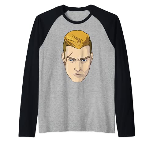 G.I. Joe Classic Halloween Duke Big Face Camiseta Manga Raglan