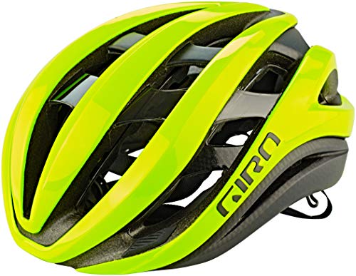 Giro - Aether MIPS - Casco de Carretera, Aether MIPS, Unisex Adulto, Color Amarillo/Negro, tamaño Small/51-55 cm