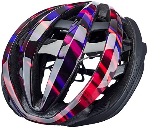 Giro Aether MIPS Casco de Ciclismo Road, Unisex Adulto, Negro/Morado, S | 51-55cm