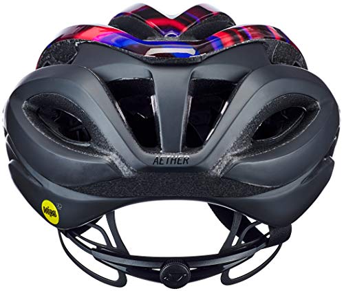 Giro Aether MIPS Casco de Ciclismo Road, Unisex Adulto, Negro/Morado, S | 51-55cm