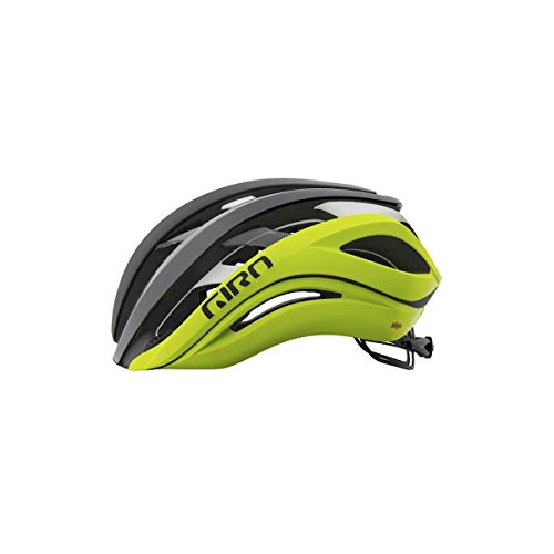 Giro Aether Spherical Casco, Hombre, Matte Black Fade/Highlight Yellow, M