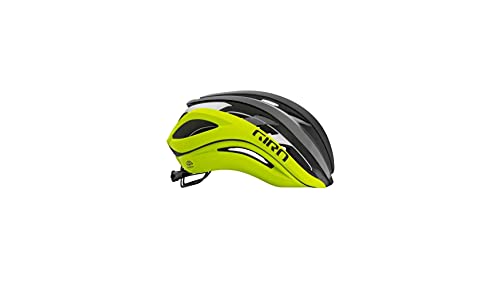 Giro Aether Spherical Casco, Hombre, Matte Black Fade/Highlight Yellow, S