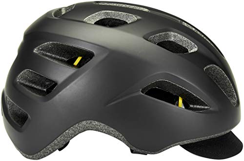 Giro Cormick MIPS Casco Urbano, Unisex, Negro Mate/Azul Oscuro, 54-61 cm