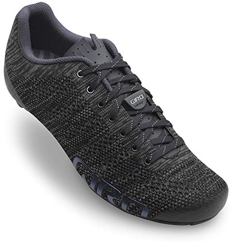 Giro Empire E70 Knit, Zapatos de Ciclismo de Carretera Mujer, Negro (Black Heather 8), 38 EU