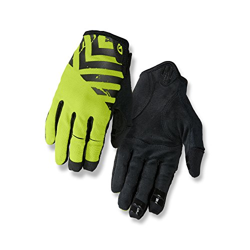 Giro Guantes de Bicicleta DND Verde/Negro Guante Talla S 2018 Guantes de Bicicleta con Dedo Completo