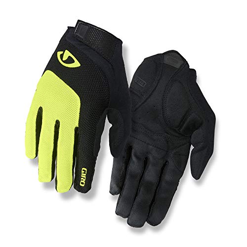 Giro Guantes de Ciclismo Bravo Gel LF para Adultos, Color Amarillo Claro, M