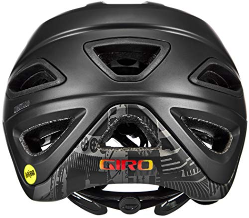 Giro Montaro MIPS Casco de Bicicleta Dirt, Hombre, Negro Mate hipnotic, S (51-55cm)