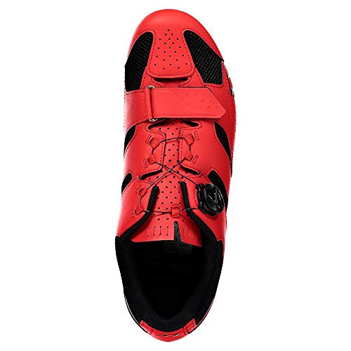 Giro Savix II - Zapatillas para Hombre, Negro/Bright Red, 44