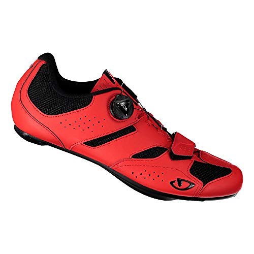 Giro Savix II - Zapatillas para Hombre, Negro/Bright Red, 44