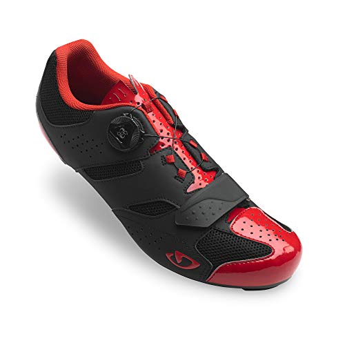 Giro Savix Road, Zapatos de Ciclismo de Carretera Hombre, Multicolor (Bright Red/Black 000), 43 EU