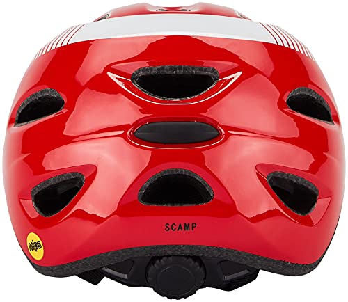 Giro Scamp MIPS Casco de Ciclismo Youth, Unisex niños, Rojo Brillante, S (49-53cm)