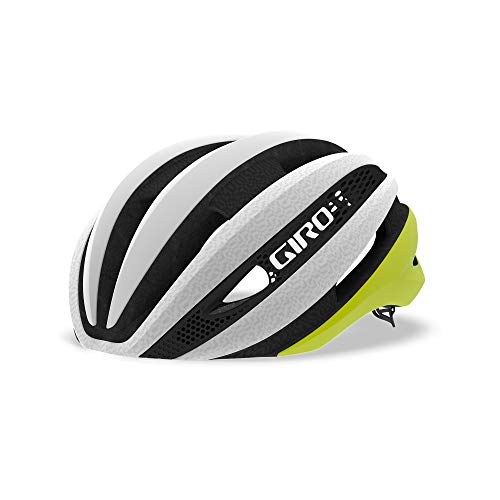 Giro Synthe MIPS Casco de Carretera, Unisex, Citron/Blanco, S