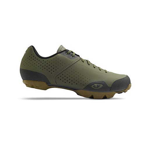 Giro Unisex - Adultos Privateer Lace MTB Trail Cyclocross Zapatos, Color Verde Oliva, tamaño 44