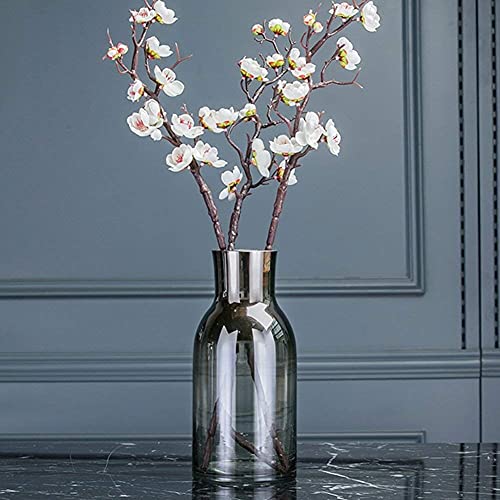 Glass Cylinder Vases - Set Floating Candles Decorative Centerpieces for Home or Wedding (Size : 25cm) (29cm)