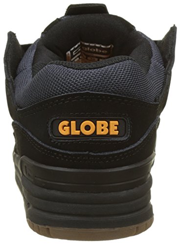 Globe Fusion, Zapatillas de Skateboard para Hombre, Multicolor (Black/Ebony/Orange), 38 EU