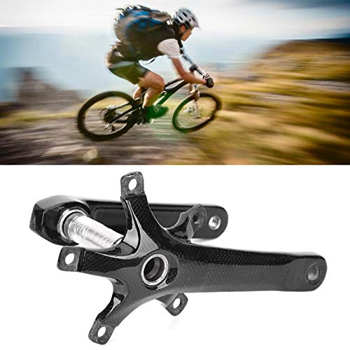 Gmkjh Juego de bielas para Bicicleta de Carretera, Fibra de Carbono Completa, Cinco Garras, Juego de bielas para Bicicleta de Carretera, Cambio de Velocidad, Accesorios para Bicicleta Brillante