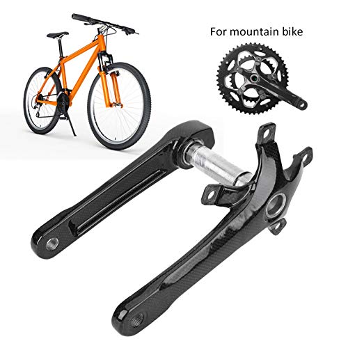 Gmkjh Juego de bielas para Bicicleta de Carretera, Fibra de Carbono Completa, Cinco Garras, Juego de bielas para Bicicleta de Carretera, Cambio de Velocidad, Accesorios para Bicicleta Brillante