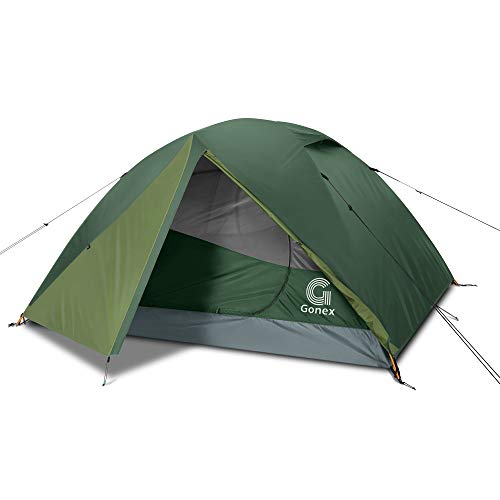 Gonex Tienda de Campaña 3-4 Personas, Tienda de Camping Ligero Impermeable Anti Viento, Tienda Domo para Senderismo Excursionismo Trekking Mochilero Montañismo Acampar Escalada Viaje, Fácil de Montar