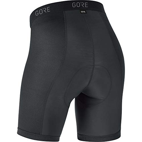 GORE WEAR C3 Mallas cortas de ciclismo para mujer con badana, 38, Negro