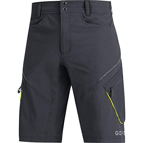 GORE WEAR C3 Pantalón corto para hombre, L, negro