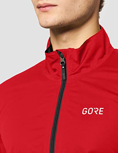 GORE WEAR C5 Chaqueta de ciclismo de hombre GORE-TEX, L, rojo/negro