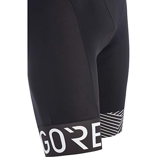 GORE WEAR C5 Peto corto de hombre con badana, XL, negro/blanco