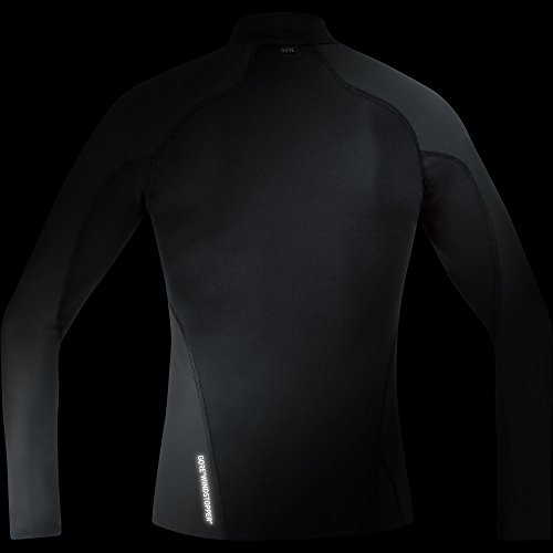 GORE Wear Camiseta interior cortavientos de hombre, L, Negro, 100325