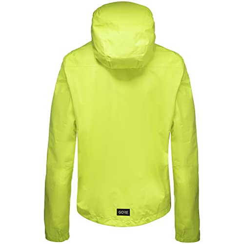 GORE WEAR Chaqueta de ciclismo para hombre Endure, GORE-TEX PACLITE PLUS, L, Amarillo Neón