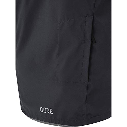 GORE WEAR Chaqueta de ciclismo Spirit para hombre, GORE-TEX INFINIUM, M, Negro