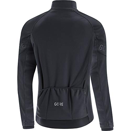 GORE WEAR Chaqueta térmica de ciclismo para hombre, C3, GORE-TEX INFINIUM, L, Negro